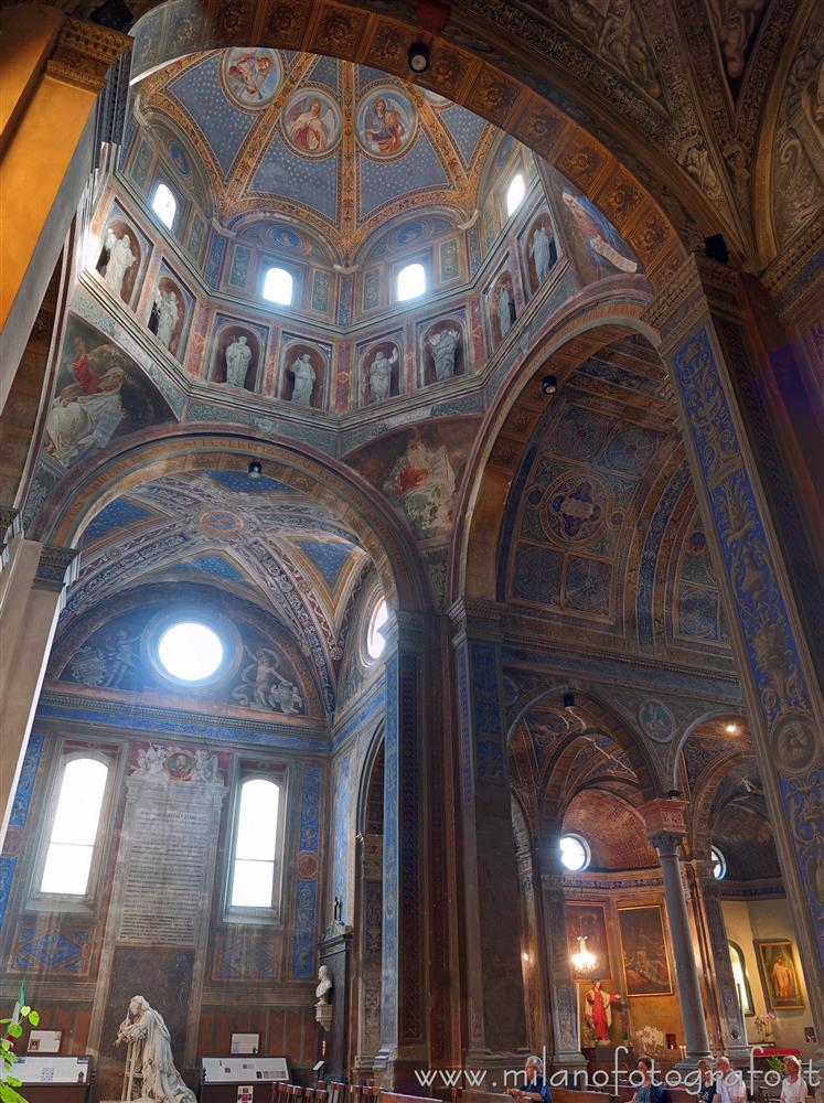 Biella (Italy) - Dome and left arm of the transept of the Basilica of San Sebastiano